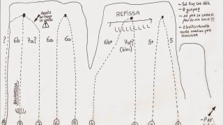 El Brull sector fàcil o Torre de Guaita esquerra.