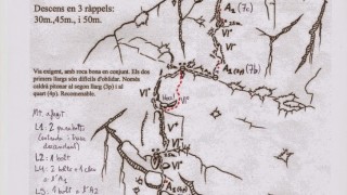 Maxitalles i cosetes Guais, 7c, 170m,Tres Ponts.
