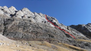 Vía Sorprendente 380m 6a+ Vallibierna