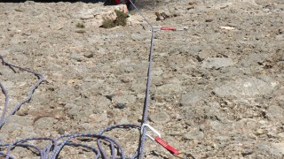 Via Bego-Miguel-Kush a l'agulla de Can Jorba. V-, 240m.