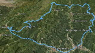 Ribes - Coll de Jou - Coll de Sentigosa - Vallfogona del Ripollès - Ripoll - Ribes