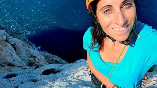 *** Via Bros, variant Parmaly (105m, 6c+ o 6a/A0), Cap de la Barra, Estartit
