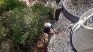 Via Aniversari a l'Agulla de Can Robert. Sant Llorenç del Munt.
