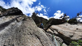 ** El Gat a l’Aigua (145m, 6a+), Cavallers, sector Gat Fer