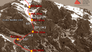 Vía Francesc Sàbat 400m D /70º/M4) - Malh de Fenerui 2.500m