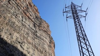*** Demasiado Lejos Para Ir Andando (200m, 6b, 6a/6a+ oblig), Paret de les Bagasses, Terradets