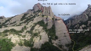 MONTSERRAT. CAJOLETA via CHRISTMAS RACE- MONTGRÒS via TOT EL QUÈ VOLA A LA CASSOLA