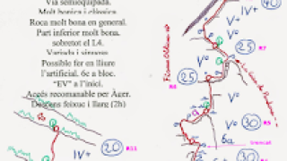 ESPERO DEL VENT 300m 6a/ A1 (6b+)- FONT FREDA - MONTSEC D'ARES