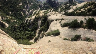 El reflex del riu de Montserrat