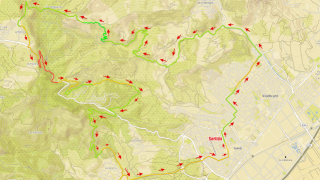 Gavà- Sant Climent del Llobregat- Begues- Gavà amb BTT.