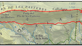 Pedra dels Tres Bisbats (1899 m). Per pastures del Ripollès.