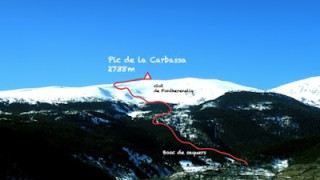 PIC DE LA CARBASSA 2738m. AMB ESQUÍS.
