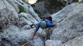 A la Directa Anglada Guillemon, N del Calderer (Pedraforca)