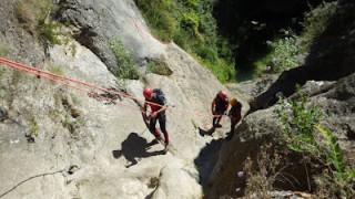Sotida de barrancs UEC Tortosa al Riu Glorieta