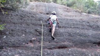 Sant Llorenç del Munt - Les Arenes - Roques d'Aguilar - Via: Diedre 27 d'Agost. 04/08/2022