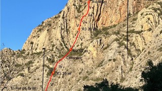 Alòs de Balaguer - Serrat del Poll - Combinació de les vies, El Pal de la W i Els Misteris del Pepegall 10/02/2023