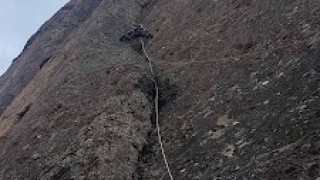 Via Ernest Mallafré (90 m. 6b/Ao) al sector de la Cova de l'Arcada (Montserrat)