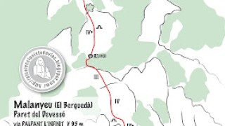 Via PALPANT L'INFINIT a la Paret del Devesó. Malanyeu