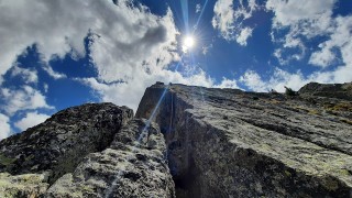 *** Esperó Esmolat (275m, V), Agulles Delluí (Estany Llong), Aigüestortes