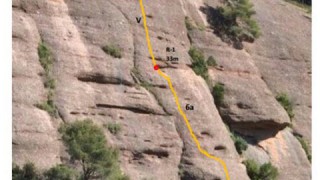 Sant Llorenç del Munt - Les Arenes - Roques de l'Aguilar - Via 20 anys Després. 20/08/2022