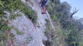 LLORENÇ JOAN 6a+ (V+/A1 OBLIGAT) 285m.-PARET DE LA PRIMAVERA-NARIEDA NORD