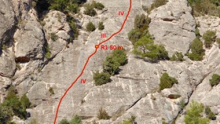 Montserrat - Clot de la Mònica - Serrat Inferior d'en Muntaner - Via Alberto González