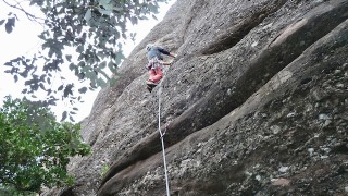 Sant Llorenç del Munt - Les Arenes - Roques de l'Aguilar - Via Diedre de mitja nit - 20/10/2022