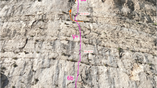 El engendro, 6c (190 m), Paret de les Bagasses, Terradet