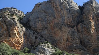 L'Eva Solans a les Roques del Pelat.