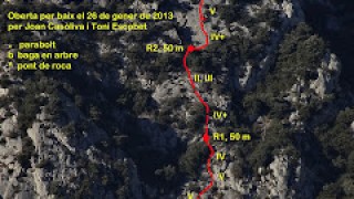 Mossèn Tronxo, una via d'escalada directa al Santuari de Queralt