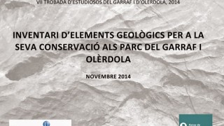 Inventari d'elements geològics per a la seva conservació als Parc del Garraf i d'Olèrdola
