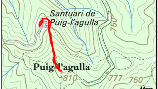 Puig-l'Agulla (810 m). Opcions de tarda.