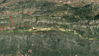 El front del Pallars, 6b+ (330 m), Tossal de la Torreta, Montsec de Rúbies