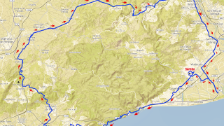 Gavà- Sitges- Vilafranca- Ordal- Gavà en bicicleta de carretera.