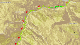 La Ruta del Cares entre Poncebos i Caín, per la tarda circular des de Caín a  la Cova Santibaña.