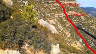 Montsant: el grau dels tres esglaons - cova santa