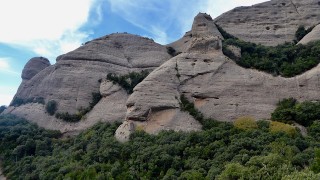 Montserrat - Frares Encantats - La Cua del Bacallà o Agulla d'en Salvat - Papasseit 18/10/2020