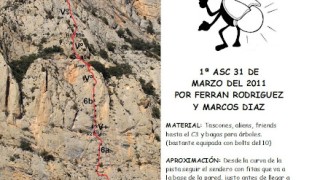 La cuca de llum, 6b (370 m), Paret de la Fontfreda, Montsec d'Ares