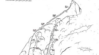 Esperó C-14, 6c (6b ob, 155 mts), Congost dels Tres Ponts
