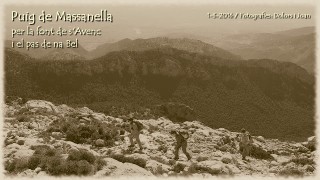 Puig de Massanella per la font de s'Avenc i el pas de na Bel 1-3-2016