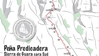 Via JABALÍ ERRANTE a Peña Predicadera, Sierra de Guara