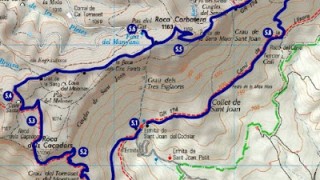 Roca Corbatera - Parc Natural de la Serra del Montsant: Itinerari M5 (1.163 m)