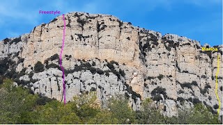 Marina, 6c (140 m.), Serrat Alt, Montsec d'Ares