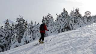Duraneu i Tossa del Pas dels Lladres, amb esquís