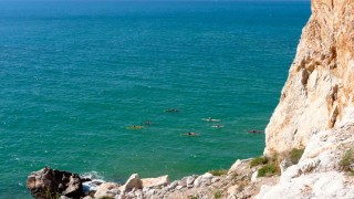 Penya Segat de la Falconera - Garraf - Via Mendigos del Mar. 9-04-2016