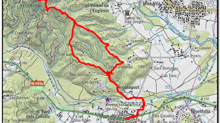 Sant Grau (493 m). Entre Bescanó i Sant Gregori, entre el Ter i el Llémena.