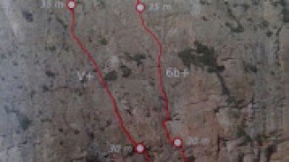 Trolls, 6c+ (ED, 105 mts), Pala Alta, Montroig