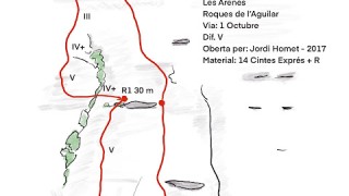 Sant Llorenç del Munt - Les Arenes - Roques de l'Aguilar - Via: 1 Octubre. 16/10/2022