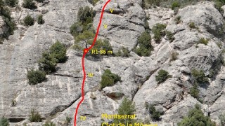 Montserrat - Clot de la Mònica - Serrat Inferior d'en Muntaner - Via Desmemoriats -  25/03/2023