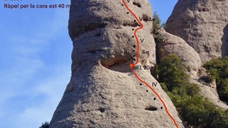 Montserrat - El Camell de Sant Jeroni - Via El caçador de Balenes - 29/04/2023